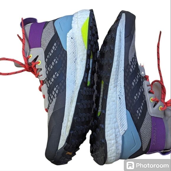 NEW Adidas Terrex Free Hiker 2.0 Sock Lined Hiking Boots Unisex size 10W 8.5 M - Picture 9 of 16